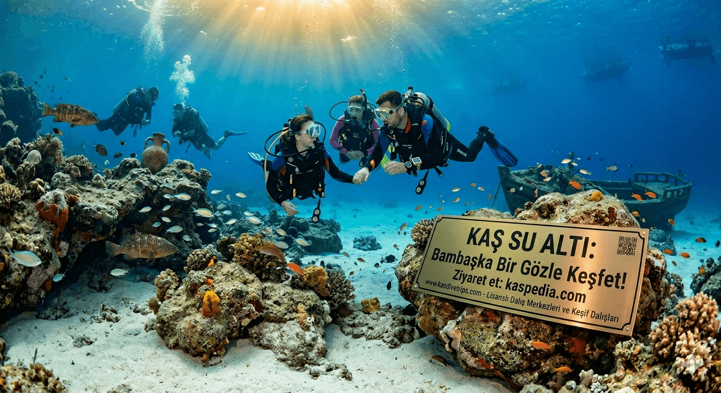 Kaş'ın altında bambaşka bir dünya var